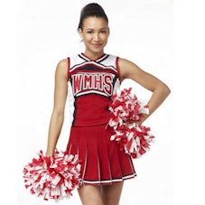 ebay Ladies Glee Cheerleader School Girl Fancy Dress Uniform Party Costume Outfit
