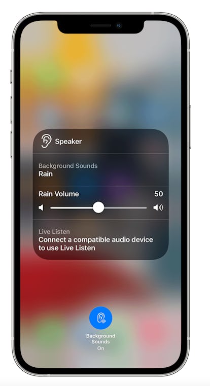 How To Use iPhone iOS 15 Background Sounds To Customize Music