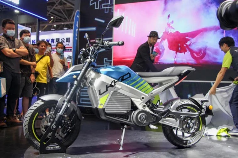 The Tromox Ukko is a tiny e motorcycle with a 60mph top speed