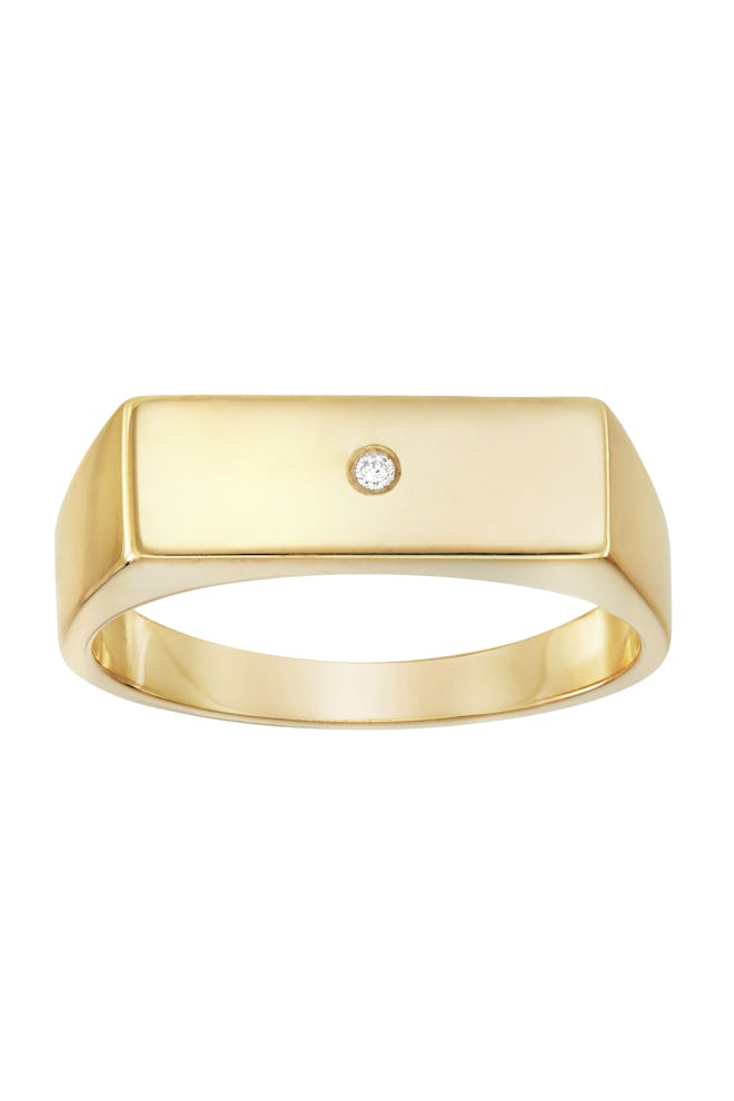 Square Top Signet ring from Divine Individual.
