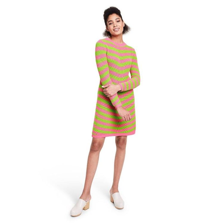 Striped Long Sleeve Sweater Dress - Victor Glemaud x Target