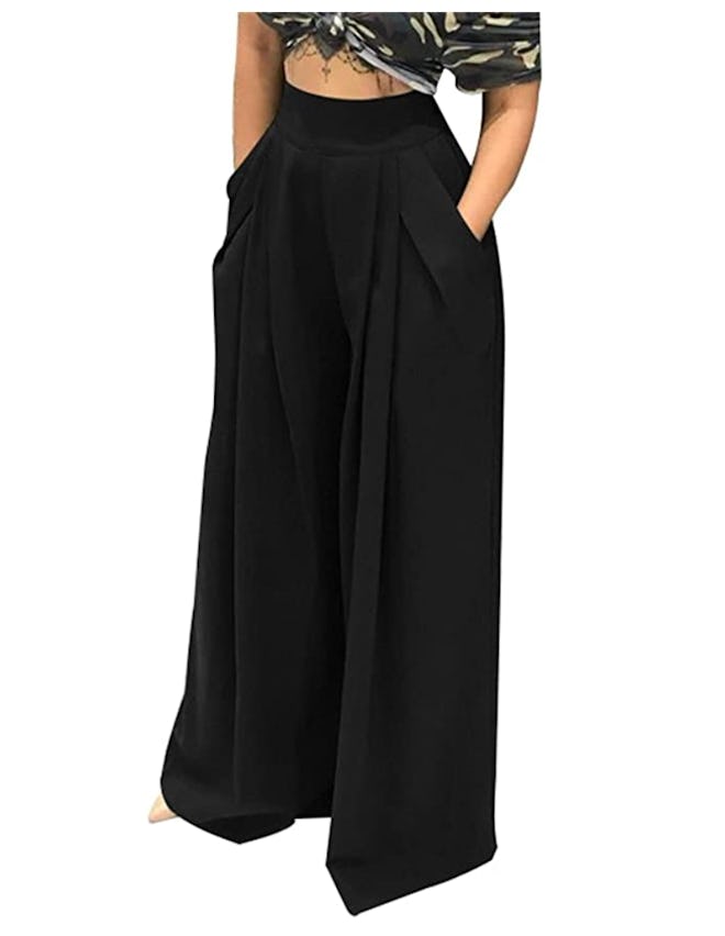 SHINFY Wide Paneled Palazzo Pants