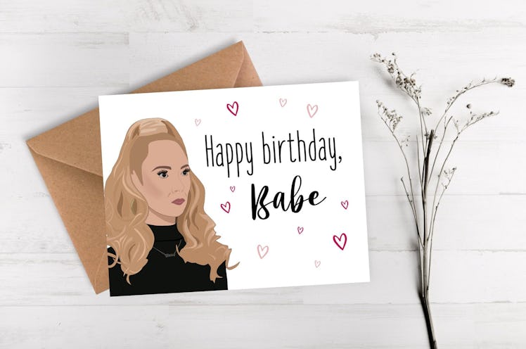 This Keeley Jones birthday card is one of the many 'Ted Lasso' birthday cards on Etsy. 