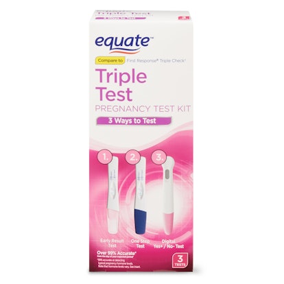 Product image for Equate pregnancy test kit