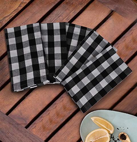 Urban Villa Checkered Dinner Napkins (12-Pack)