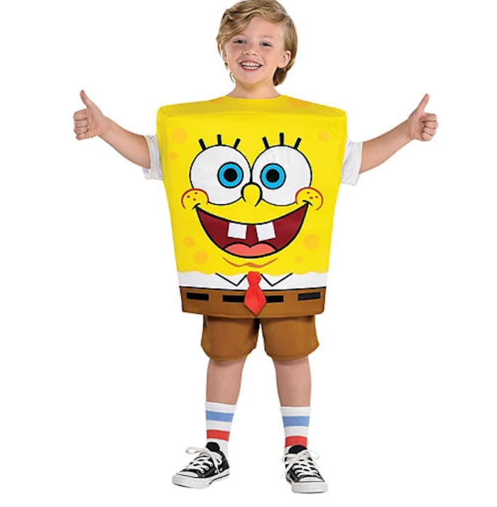 Kids SpongeBob SquarePants costume for Halloween 