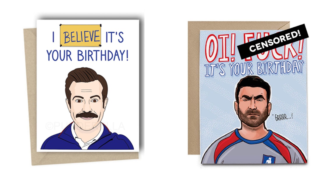 Ted Lasso - I Believe in Happy Birthdays card  Encouragement cards, Happy  birthday cards, Cards