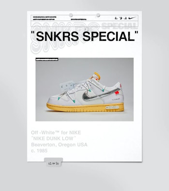 Nike CEO Says Off-White Dunks Went to 'Most Deserving' SNKRS Users