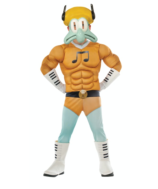 Squidward Muscle Chest Deluxe Child Costume 