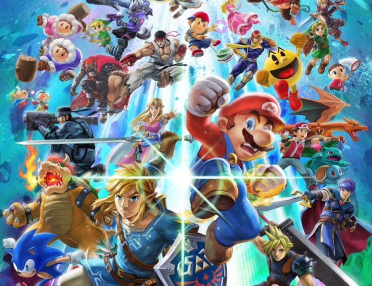 super smash bros ultimate key art