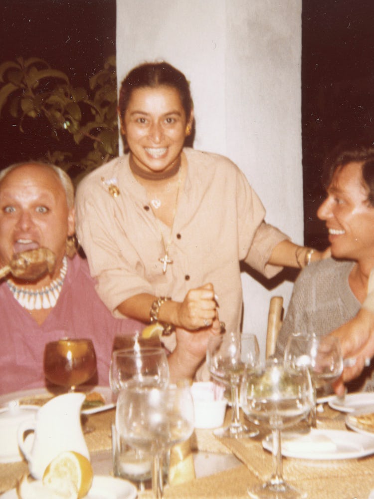 Quinn with Divine (left) and Ron Link, Los Angeles, 1981.