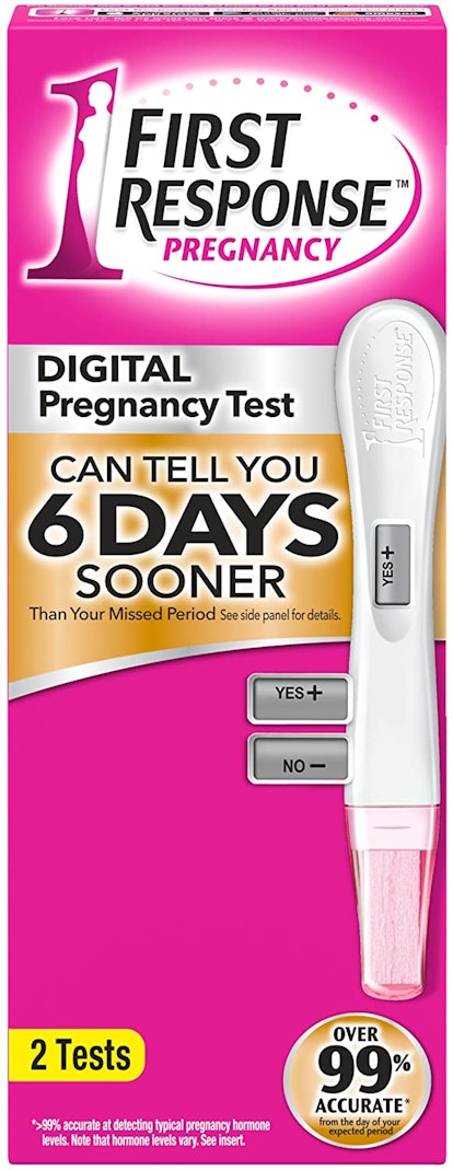 Product photo for first response pregnancy test