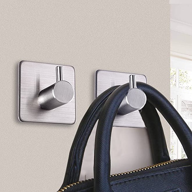 Fotosnow Adhesive Heavy Duty Wall Hooks (4-Pack)