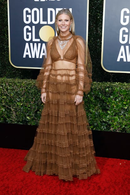 LOS ANGELES, CALIFORNIA, UNITED STATES - JANUARY 5, 2020 - Gwyneth Paltrow photographed on the red c...