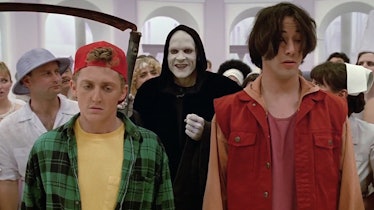 Bill and Ted meet the grim reaper.