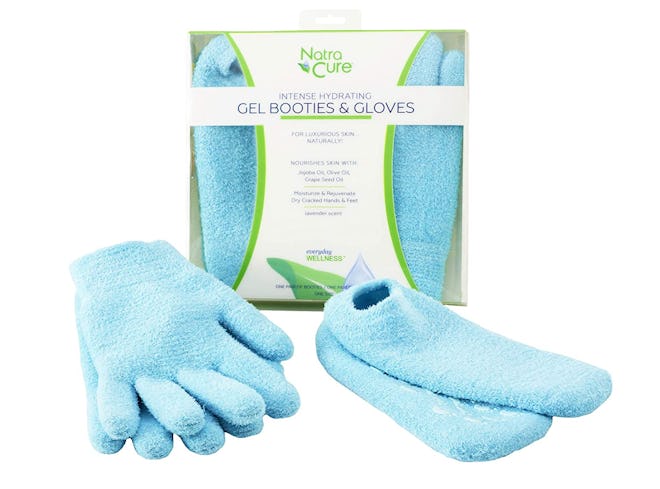 NatraCure Moisturizing Gel Booties & Gloves Set
