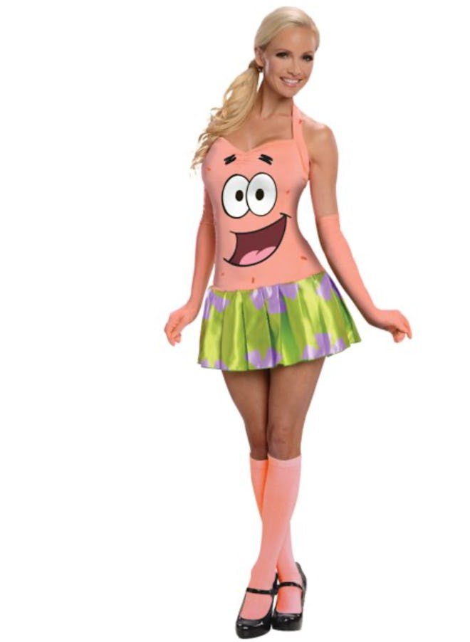 Adult Patrick Star Spongebob Squarepants Costume Dress 