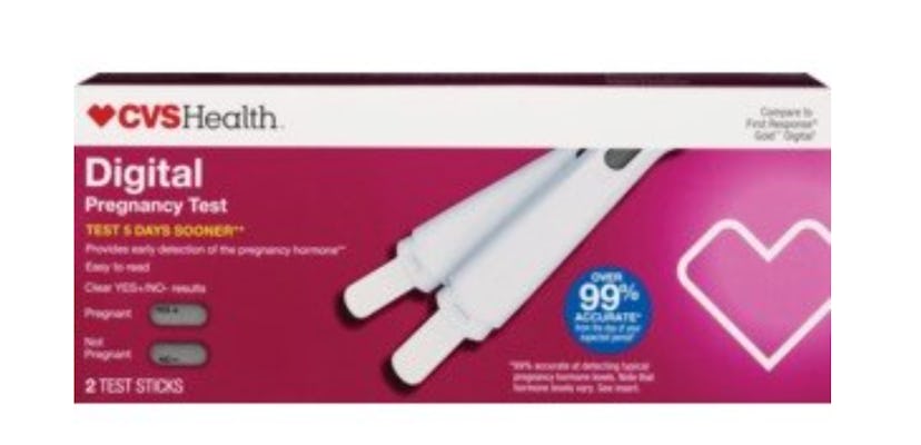Product image for CVS pregnancy test