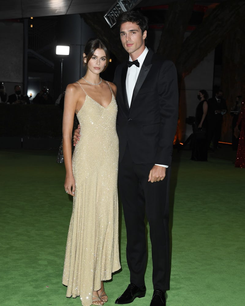  Kaia Gerber and Jacob Elordi attend The Academy Museum Of Motion Pictures Opening Gala at Academy M...