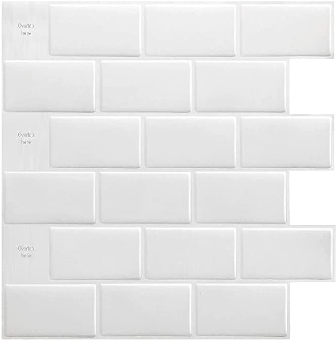 Art3d 10-Sheet Peel and Stick Tile Backsplash Tiles