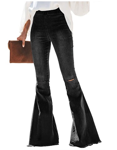 Sidefeel Distressed Flare Jeans 