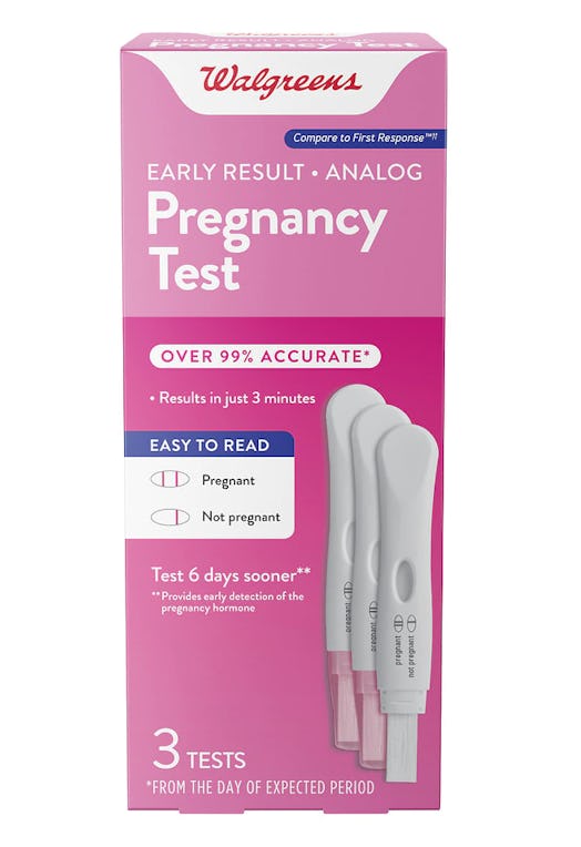 Product image for Walgreens pregnancy test