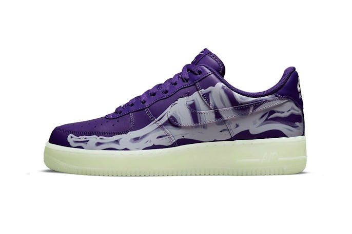 Nike Air Force 1 Purple Skeleton