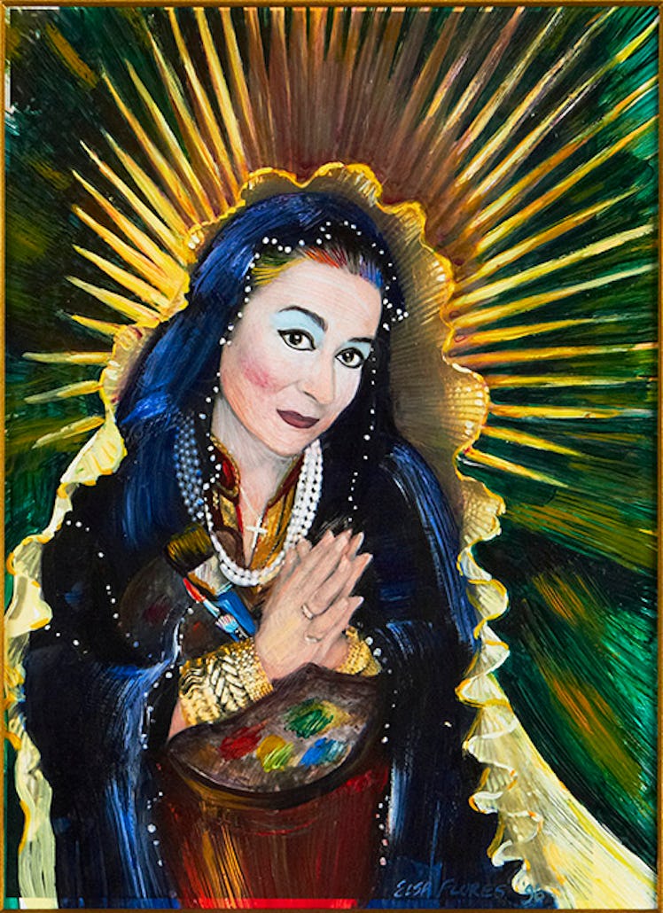 Elsa Flores, Nuestra Señora Joan Agajanian Quinn Santísima Patrona de los Artistas del Pueblo de Los...