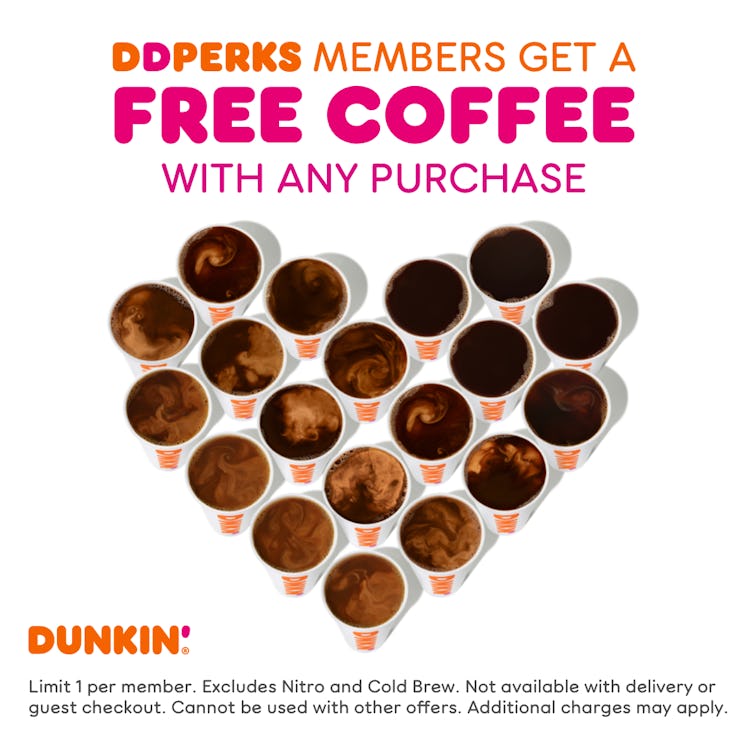National Coffee Day 2021 deals on Sept. 29 include free coffee from Dunkin'.