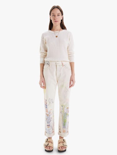 The Scrapper Cuff Ankle Fray Denim