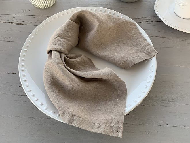 Eight Owls French Linen Napkins (4-Pack)