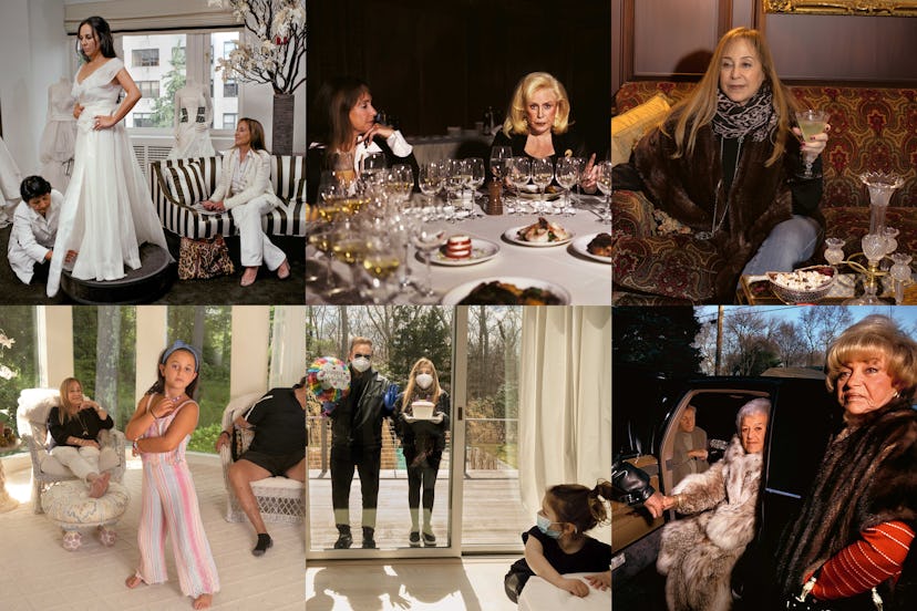 A collage of photographs by Gillian Laub of her family members