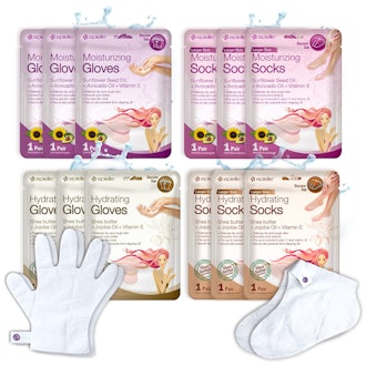 Epielle Hydrating & Moisturizing Gloves & Socks (12-Pack)