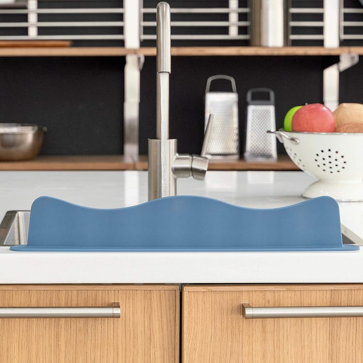 Blue Ginkgo Sink Splash Guard