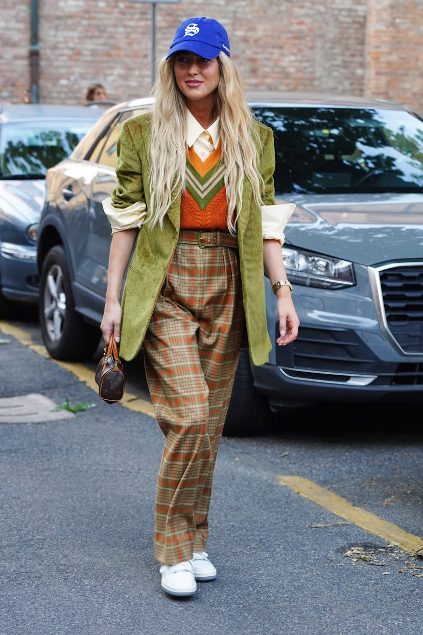 Street style at Milan Fashion Week Spring 2020.