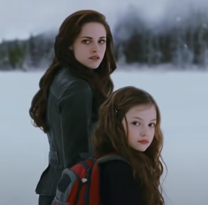 Still from "Twilight Saga: Breaking Dawn Part II", Bella and Renesmee
