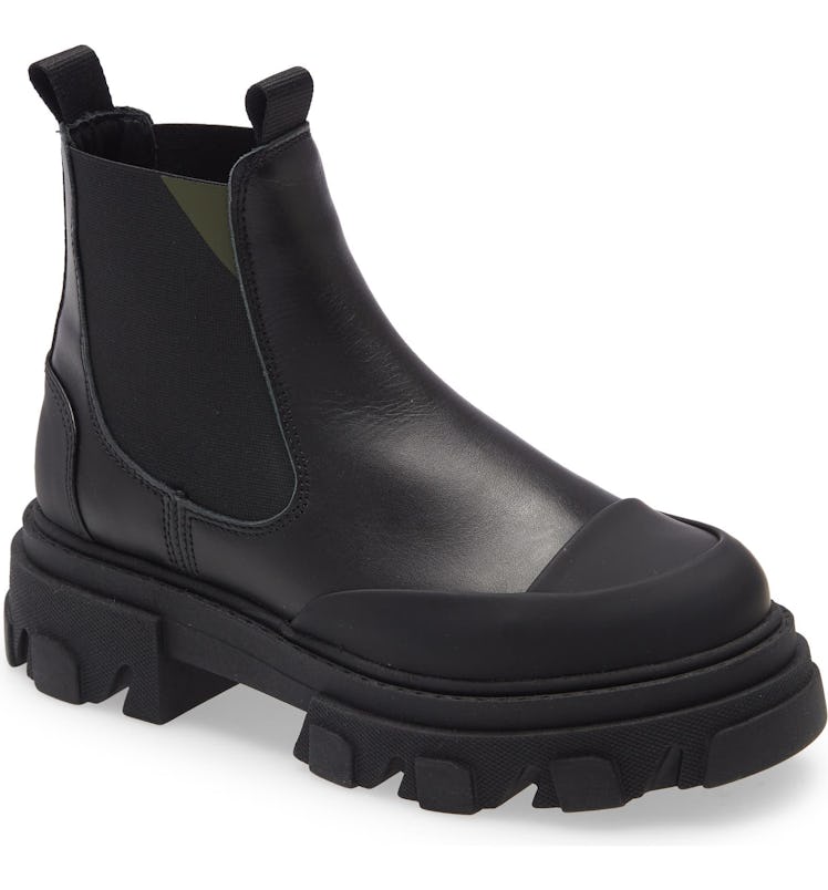 Calf Leather Low Chelsea Boot