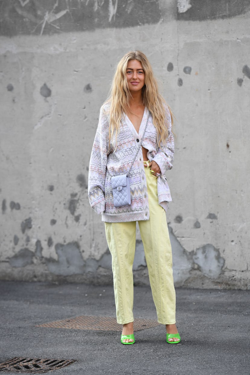 Street style at Milan Fashion Week Spring 2020.