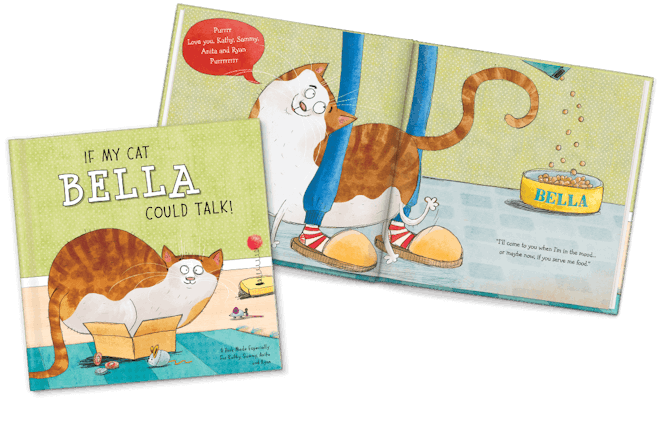 'If My Cat Could Talk' Personalized Storybook