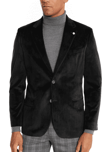 Men&rsquo;s Modern-Fit Velvet Sport Coat