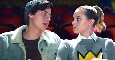 Jughead (Cole Sprouse) and Betty (Lili Reinhart) in Riverdale on The CW.