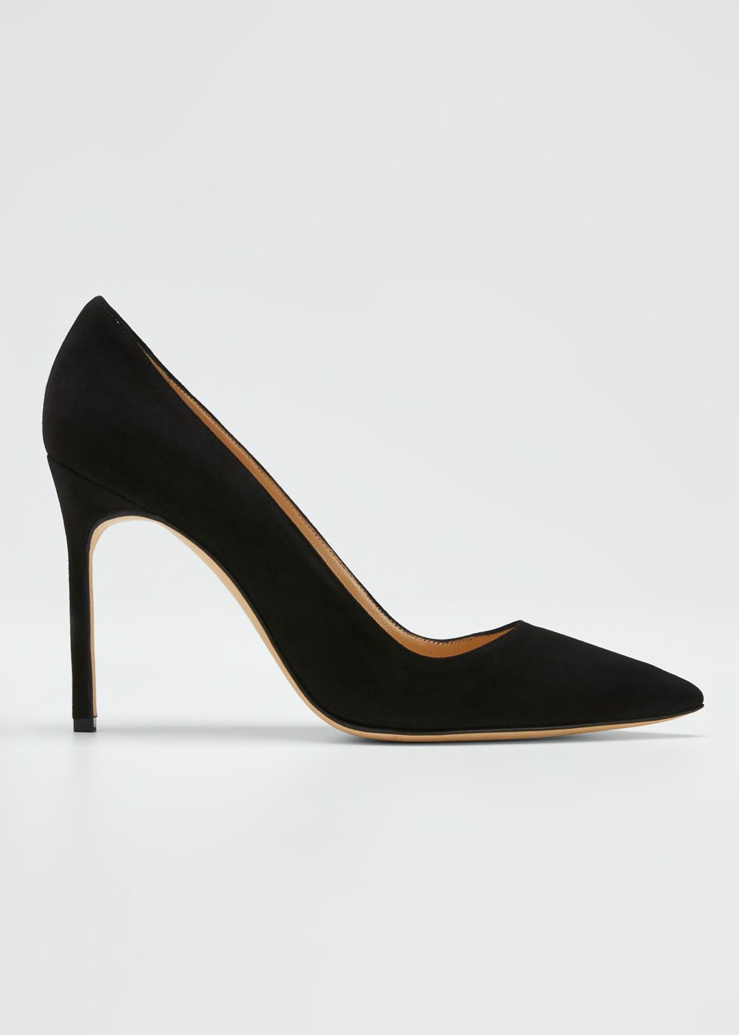 Manolo Blahnik BB 105mm Suede Pump