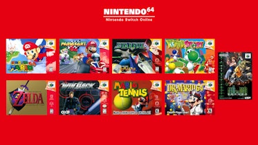 N64 icons on the way to Nintendo Switch Online