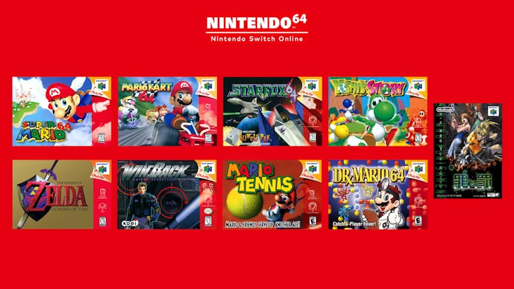 n64 switch games lineup