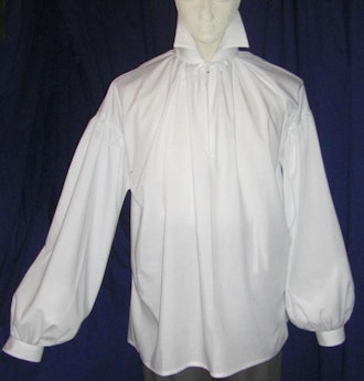 Custom Sizes male regency dress shirt
