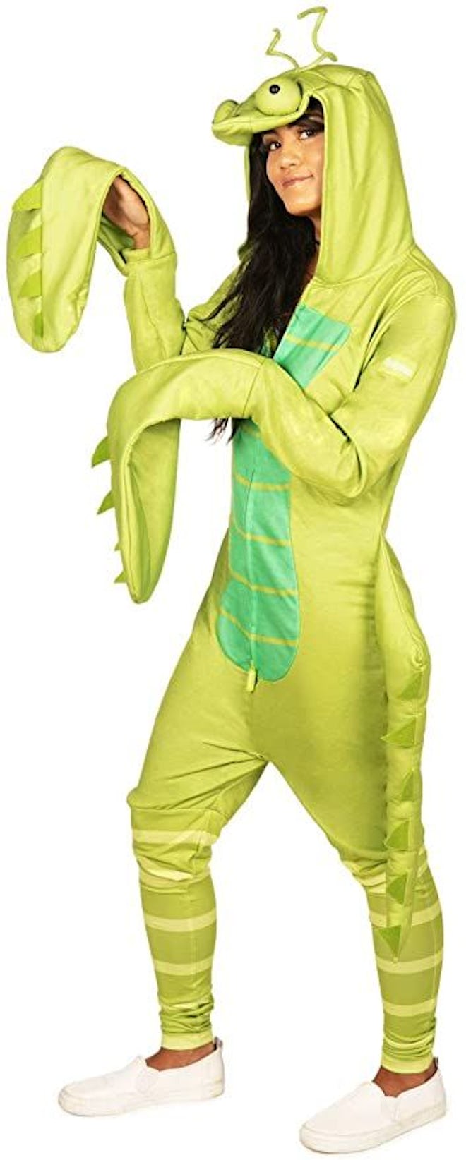 Tipsy Elves’ Women's Praying Mantis Costume - Green Insect Halloween Jumpsuit