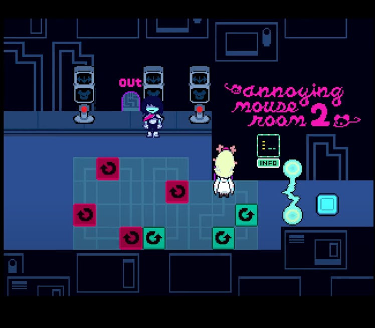 Deltarune Chapter 2 annoying mouse room 2