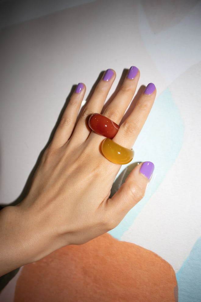 Seree Ring Pop Chunky Agate Ring