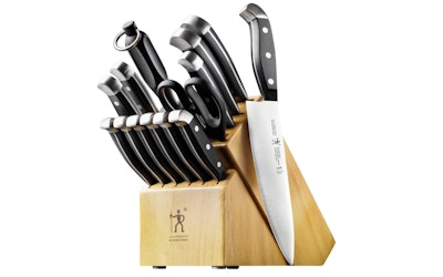 HENCKELS Statement Kitchen Knife Set with Block (15 Pieces) 