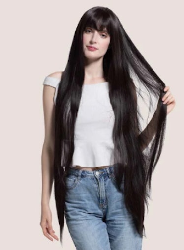 Nature Long Straight Wig With Bangs